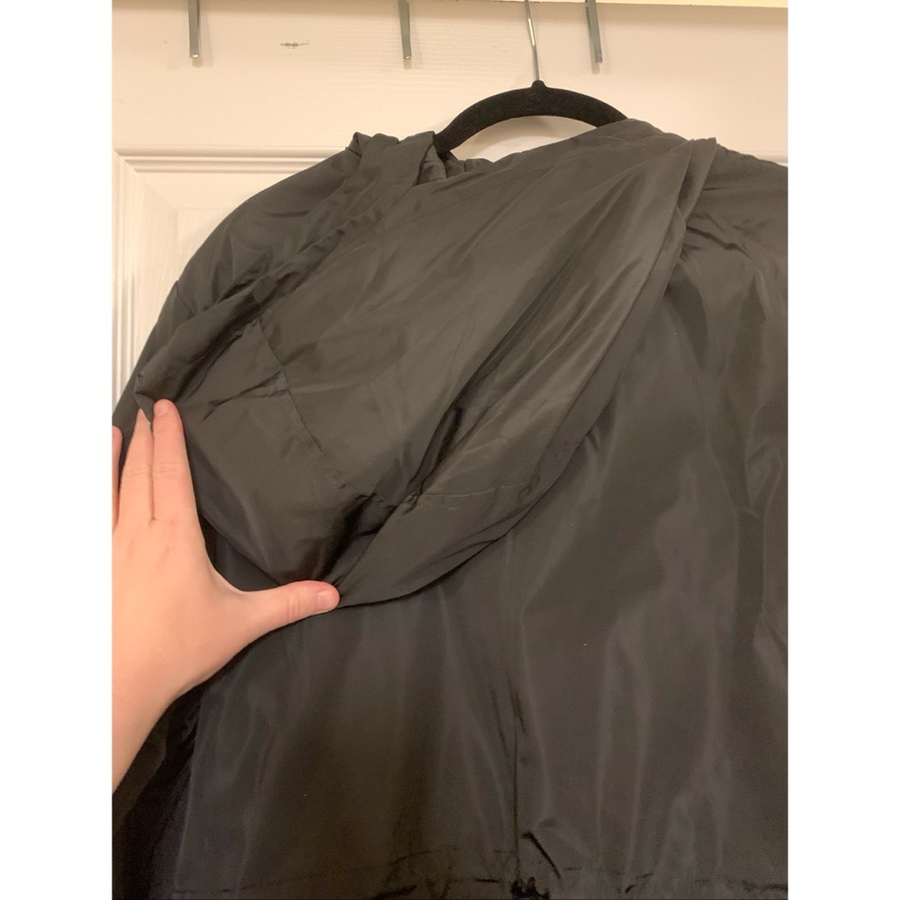 NEW Forever 21 Plus 2X Black Lightweight Waisted Jacket, Lined, Zip and Snap - Picture 9 of 15